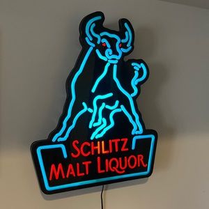 Schlitz Neon Sign
